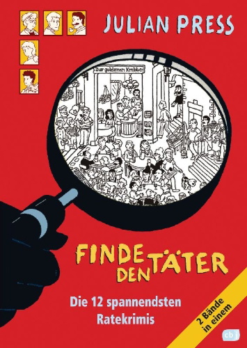 Buchcover und Innenansicht für das Buch: Finde den Täter