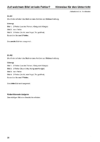Buchcover und Innenansicht für das Buch: Hören und Verstehen 1./2. Klasse