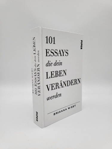 Buchcover und Innenansicht für das Buch: 101 Essays that will change the Way you think