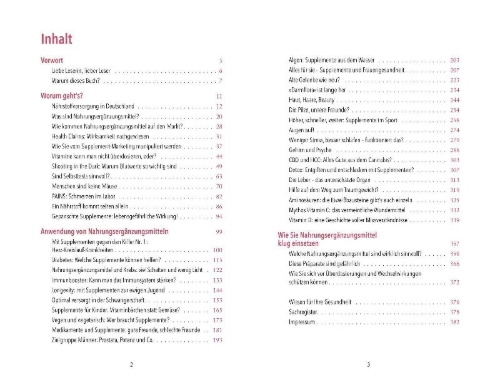 Buchcover und Innenansicht für das Buch: Der Nährstoff-Kompass