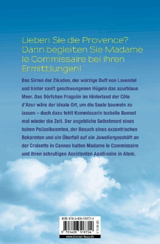 Buchcover und Innenansicht für das Buch: Madame le Commissaire und der Tod des Polizeichefs