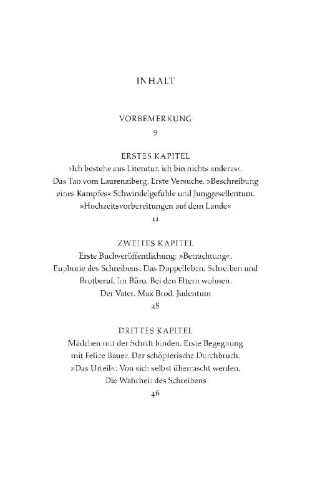 Buchcover und Innenansicht für das Buch: Kafka