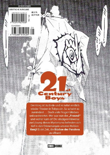 Buchcover und Innenansicht für das Buch: 21st Century Boys: Ultimative Edition 01