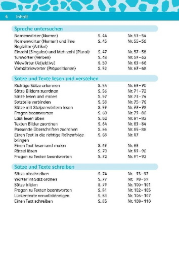 Buchcover und Innenansicht für das Buch: Team Drachenstark: Kurztests Deutsch 1./2. Klasse