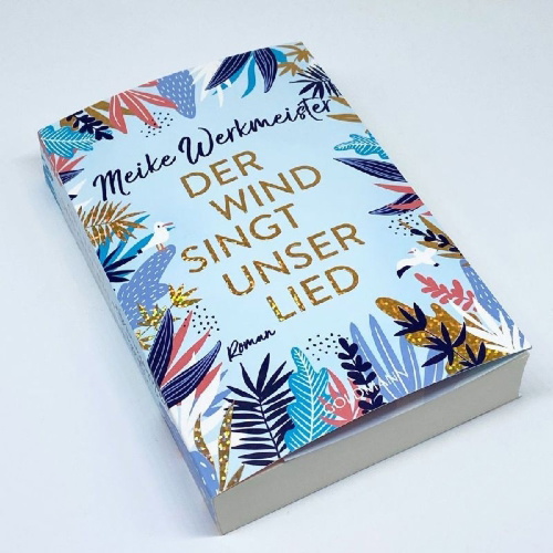 Buchcover und Innenansicht für das Buch: Der Wind singt unser Lied