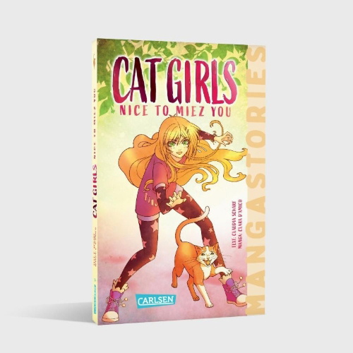 Buchcover und Innenansicht für das Buch: CAT GIRLS Band 1 - Nice to miez you