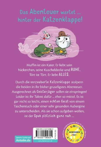 Buchcover und Innenansicht für das Buch: Murray and Bun 4 - Murray the Ghosthunter