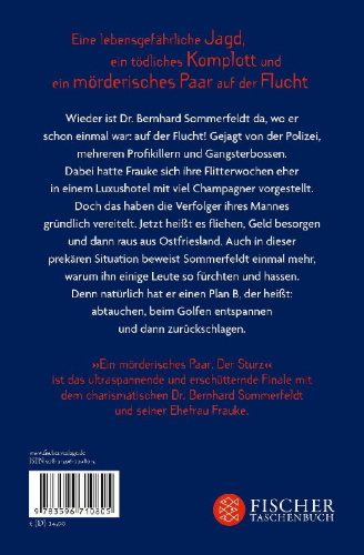 Buchcover und Innenansicht für das Buch: Ein mörderisches Paar - Der Sturz
