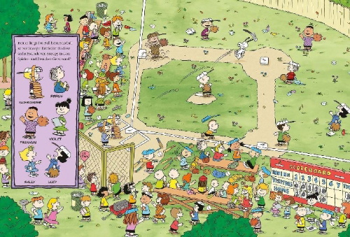 Buchcover und Innenansicht für das Buch: Look and Find Snoopy