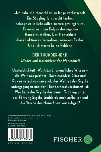 Buchcover und Innenansicht für das Buch: Scythe - The Toll