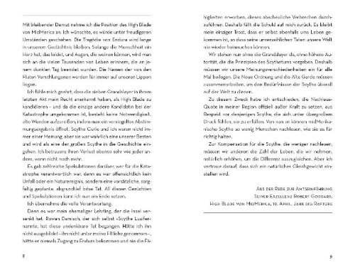 Buchcover und Innenansicht für das Buch: Scythe - The Toll