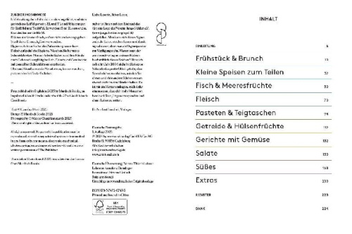 Buchcover und Innenansicht für das Buch: Griechische Inselküche
