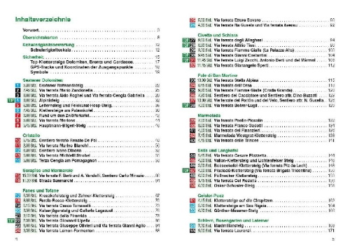 Buchcover und Innenansicht für das Buch: Dolomiten - Brenta - Gardasee