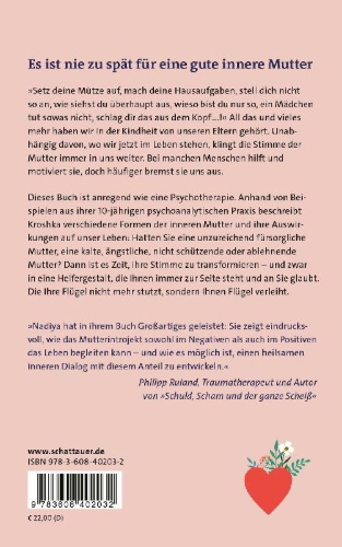 Buchcover und Innenansicht für das Buch: Deine innere Mutter