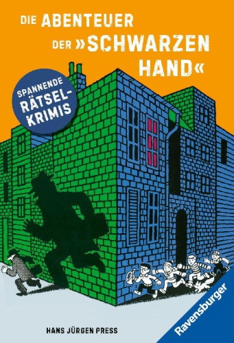 Buchcover und Innenansicht für das Buch: Die Abenteuer der schwarzen Hand