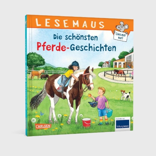 Buchcover und Innenansicht für das Buch: LESEMAUS Sonderbände: Die schönsten Pferde-Geschichten