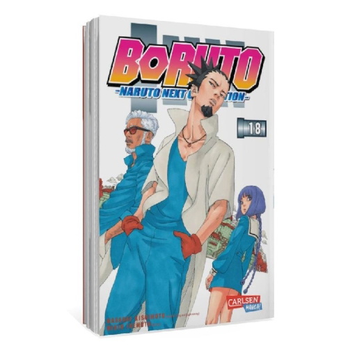 Buchcover und Innenansicht für das Buch: Boruto: Naruto next Generations