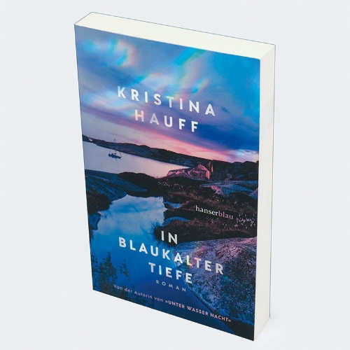 Buchcover und Innenansicht für das Buch: In blaukalter Tiefe