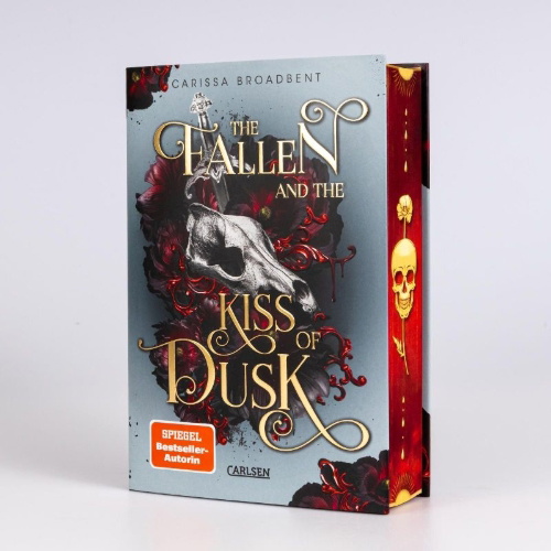Buchcover und Innenansicht für das Buch: The Fallen and the Kiss of Dusk