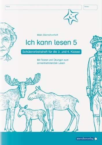 Buchcover und Innenansicht für das Buch: Ich kann lesen 5 und 6 - im Set - 2 Schülerarbeitshefte 3. und 4. Klasse