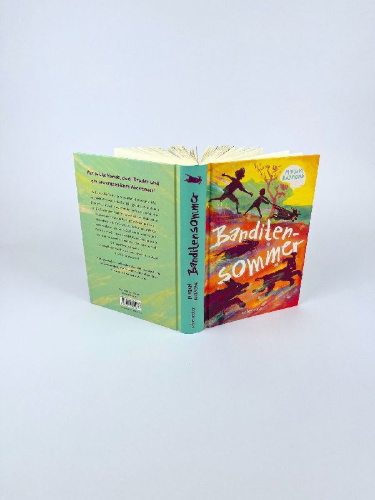 Buchcover und Innenansicht für das Buch: Banditensommer