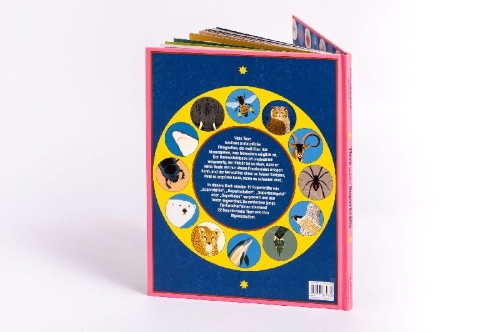 Buchcover und Innenansicht für das Buch: Superpoderes animales