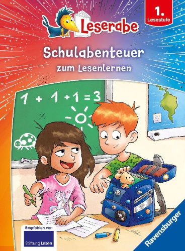 Buchcover und Innenansicht für das Buch: Leserabe Sonderausgaben - Schulabenteuer zum Lesenlernen