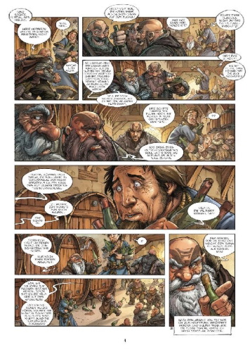 Buchcover und Innenansicht für das Buch: Die Saga der Zwerge. Band 17