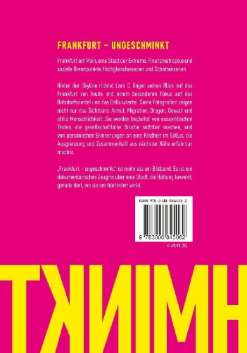 Buchcover und Innenansicht für das Buch: Frankfurt ungeschminkt