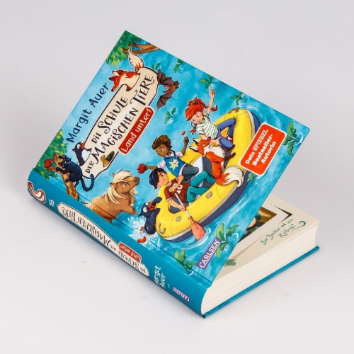 Buchcover und Innenansicht für das Buch: Die Schule der magischen Tiere Neuausgabe 16: Land unter!