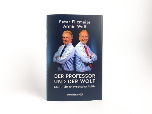 Buchcover und Innenansicht für das Buch: Der Professor und der Wolf