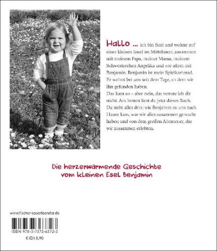 Buchcover und Innenansicht für das Buch: Mein Esel Benjamin