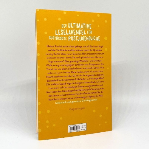Buchcover und Innenansicht für das Buch: Lassen Sie mich durch, ich muss zum Yoga