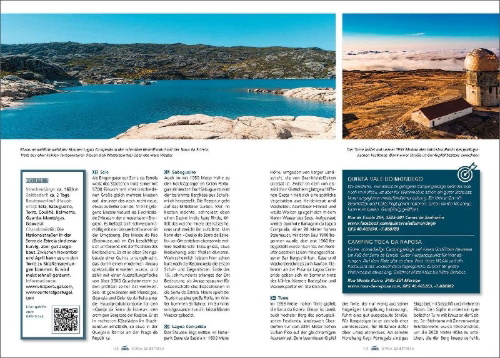 Buchcover und Innenansicht für das Buch: KUNTH Mit dem Wohnmobil durch Portugal