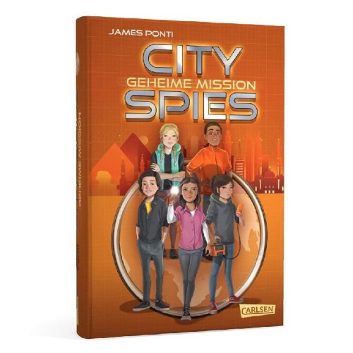 Buchcover und Innenansicht für das Buch: City of the Dead (City Spies Book 4)