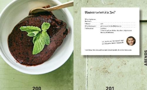 Buchcover und Innenansicht für das Buch: Der Ernährungskompass - Das Kochbuch