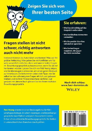 Buchcover und Innenansicht für das Buch: Erfolgreich im Bewerbungsgespräch für Dummies