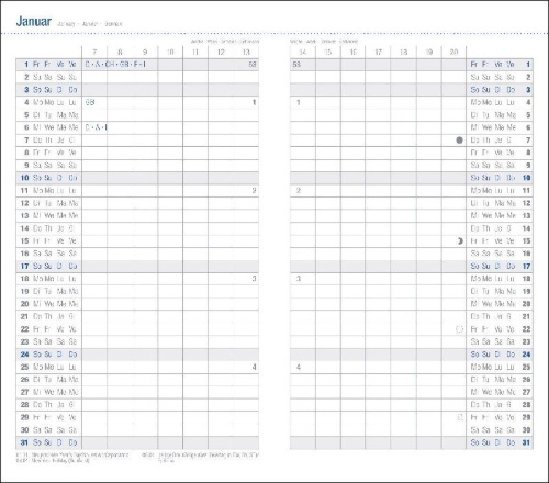 Buchcover und Innenansicht für das Buch: Monats-Taschenkalender, schwarz 2027