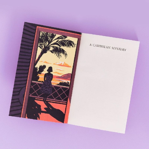 Buchcover und Innenansicht für das Buch: Karibische Affäre