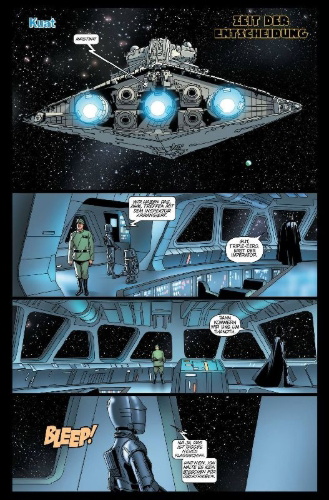 Buchcover und Innenansicht für das Buch: US-Star Wars: Darth Vader (2015)