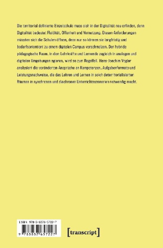 Buchcover und Innenansicht für das Buch: Der hybride pädagogische Raum