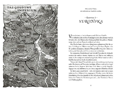 Buchcover und Innenansicht für das Buch: Crown of Feathers