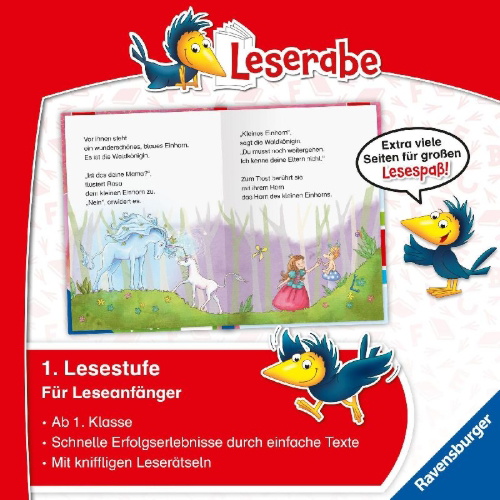 Buchcover und Innenansicht für das Buch: Leserabe Sonderausgaben - Zauberhafte Einhorngeschichten