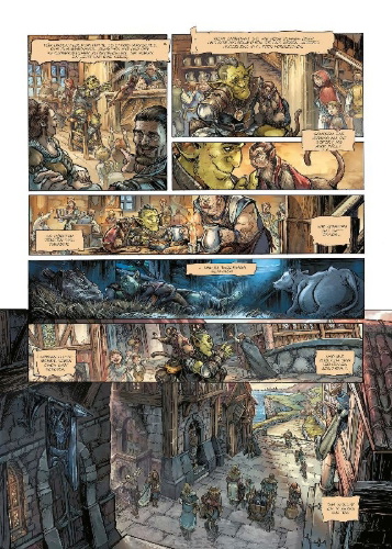 Buchcover und Innenansicht für das Buch: Orcs et Gobelins 23