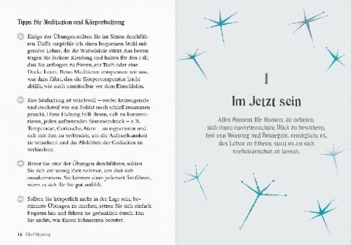 Buchcover und Innenansicht für das Buch: The Little Book of Mindfulness