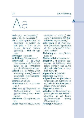 Buchcover und Innenansicht für das Buch: PONS Pocket-Wörterbuch Italienisch