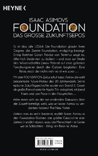Buchcover und Innenansicht für das Buch: Foundation's Edge