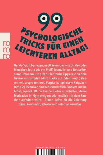 Buchcover und Innenansicht für das Buch: 99 Mind Hacks