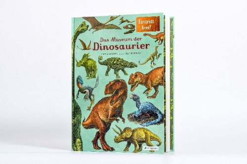Buchcover und Innenansicht für das Buch: Dinosaurium