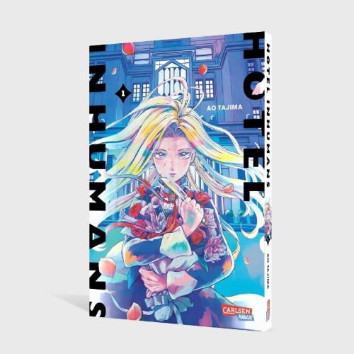 Buchcover und Innenansicht für das Buch: Hotel Inhumans